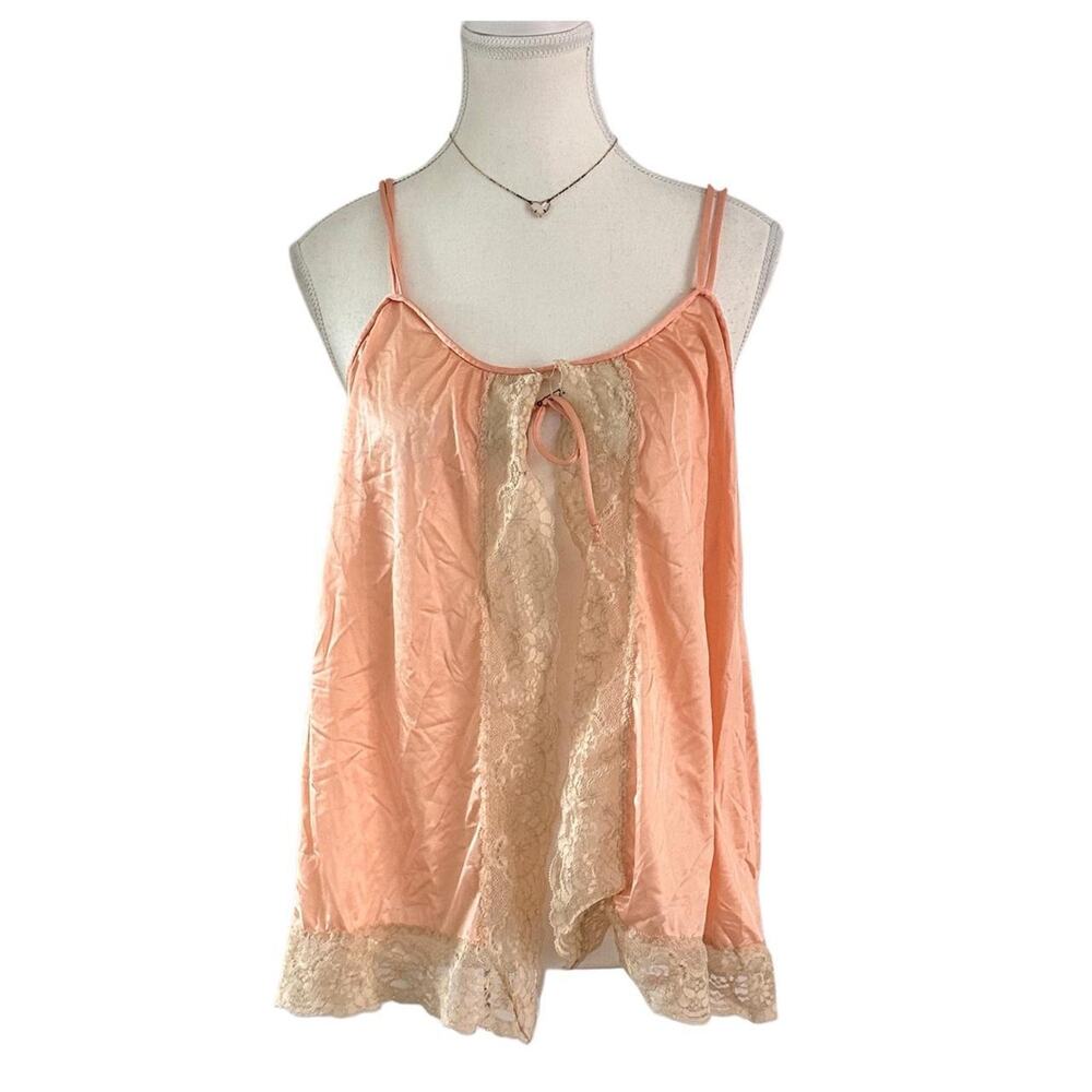 Giliad Size Medium Vintage Fairy Laced Silky  Fairy Core  Cami Tank